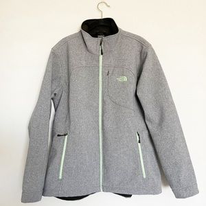 COPY - The North Face Heather Gray Green Apex Bionic Jacket